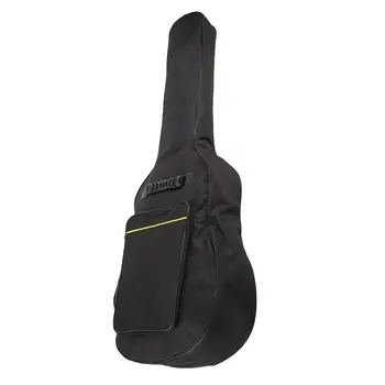 36-дюймовая губка для обивки акустической гитары, толстый водонепроницаемый чехол для переноски гитары защитного черного цвета