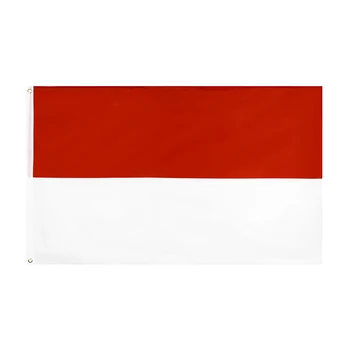 90X150cm Hesse Mc Mco Monaco ID IDN Флаг Индонезии Украшение Дома Наружный Декор