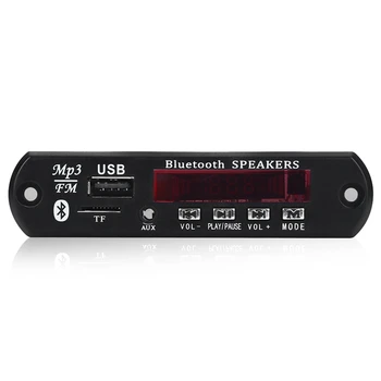 ABGZ-4X Bluetooth 5,0 Плата MP3-Декодера DC 5 В 12 В Автомобильный FM-Радио Модуль Поддержка TF USB AUX Для Автомобильного Телефона
