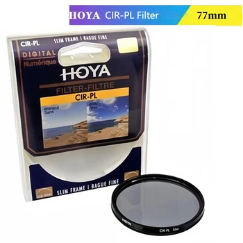 Hoya 77mmUV FilterMmSlim Cpl Фильтр Поляризатор Круговая Поляризационная Линза MrcCamera Haze ForNikonCanon Аксессуар