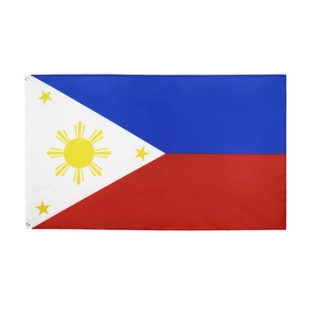 JohninUSEA 3x5 футов 90x150 см PHL Флаг Филиппино Пилипинас Филиппины