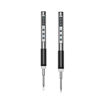 PTS100 T12 65 Вт OLED-Дисплей Сварочная Ручка Для Сварки Быстро Плавящегося Олова Ручной Сварочный Инструмент С Коррозионной Стойкостью