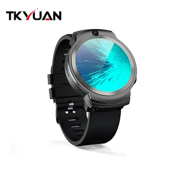 Tkyuan H3 1,6-дюймовый Вращающийся Экран Face Id Смарт-часы Android 4g 2022 3 гб 32 гб 1280 мАч Аккумулятор 8 мп Двойная Камера Smartwatch Мужские