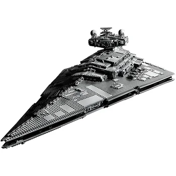 UCS Imperial Star Destroyer Совместимость 75252 Строительные блоки Кирпичи Игрушка Супер Отличное оружие Космический корабль Рождественские подарки
