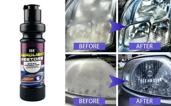 Автомобильный спрей для восстановления фар 100 мл, жидкость для полировки автомобильных фар, средство для восстановления линз фар, очиститель для автомобиля