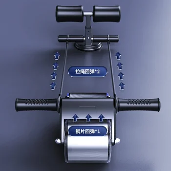 Брюшное колесо Xk Для тренировки мышц живота, автоматический отскок, вспомогательный абдоминальный валик, артефакт для дома мужчин