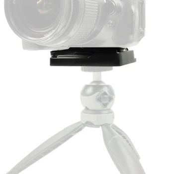 Быстроразъемная пластина из алюминиевого сплава QRA-635L, зажим-адаптер, Скользящая монтажная пластина для штатива-монопода, шарик для головной зеркальной камеры