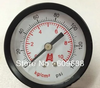 Давление воздуха 0-10КГ 1/8 Л, диаметр 40 мм, Манометр для воды, 0-5/0-10 кг
