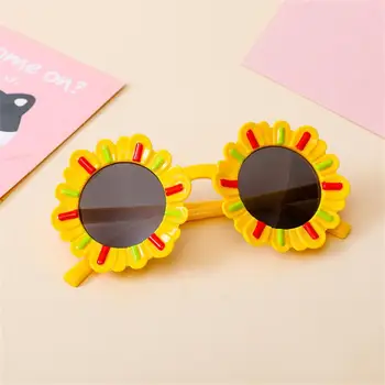 Детские солнцезащитные очки Круглые солнцезащитные очки для детей Солнцезащитные очки подсолнуха для детей Милые очки для мальчиков / девочек Горячие продажи