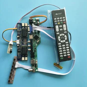 для M201EW02 V9 30pin Новый ЖК-комплект Модуль VGA AV TV USB 4 лампы Цифровой Сигнал 1680X1050 20.1 