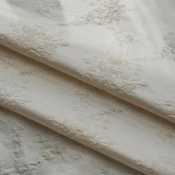 Жаккардовая ткань Ben White Magnolia, окрашенная пряжей, женский костюм для багажа, пышная юбка с рукавами-пузырями, модная ткань для шитья по метру