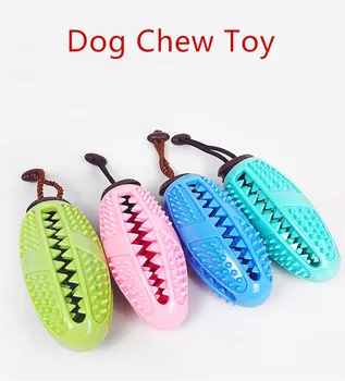 Игрушки для домашних собак, интерактивный мяч из натурального каучука, Щенячья игрушка для жевания, мяч для раздачи еды, устойчив к укусам, Чистые зубы, мячи для игры с домашними животными