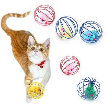 Игрушки для кошек Прочные Интерактивные Красочные привлекательные игрушки-дразнилки для домашних животных Улучшают охотничьи навыки кошки, любимые покупателями и пользующиеся большим спросом