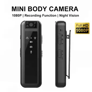 Камера ночного видения Mini DV 1080P Невидимая Спортивная камера для людей на открытом воздухе, Небольшой Регистратор правоохранительных органов, камера мониторинга