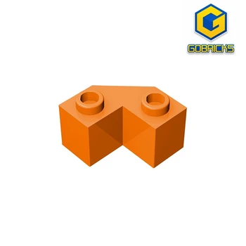 Кирпич Gobricks GDS-610 2x2 вт. угол наклона 45 градусов совместим с детскими игрушками lego 87620, собирает строительные блоки