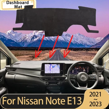 Коврик для Приборной панели автомобиля Nissan NOTE E13 E-power 2021 2022 2023 Избегайте Светового Коврика Dashmat Ковер Солнцезащитный Козырек Защитные Автоаксессуары