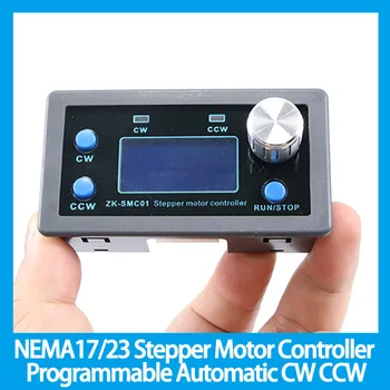 Контроллер Шагового двигателя NEMA17 NEMA23 Программируемый Автоматический Регулятор Задержки CW CCW С Одноосной Генерацией импульсов ZK-SMCO1 Controller