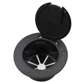 Круглый люк для электрического кабеля, прочный, защищающий от ультрафиолета, диаметром 5,2 дюйма, люк для шнура питания для дома на колесах, люк/крышка черного цвета