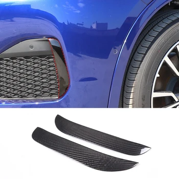 Крышка противотуманной фары переднего бампера автомобиля из сухого углеродного волокна, наклейки для украшения противотуманной фары для Maserati Grecale 2022 2023