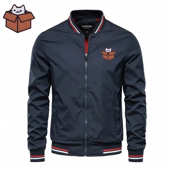 Куртка в стиле панк, весна-осень, новое мужское пальто, высококачественная модная брендовая мужская бейсбольная куртка с вышивкой аниме 