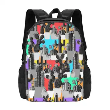 Модный дизайн Happy Cactus для ноутбука, школьного рюкзака, сумки Happy Cactus