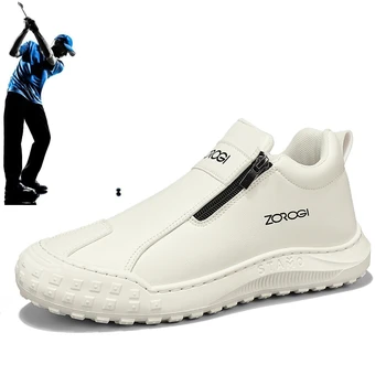 Мужская обувь Для гольфа, Модная Повседневная Обувь Для ходьбы, Уличная Белая Черная Обувь Для Фитнеса, Мужские Кроссовки Для Гольфа