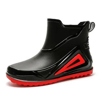 Мужская обувь для рыбалки, 2024 Новая Уличная Нескользящая Легкая Походная обувь, Непромокаемые рыболовные ботинки Shaxi, Прочная Водонепроницаемая Резиновая обувь для рыбалки