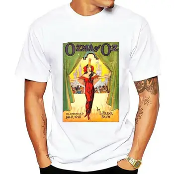 Мужская футболка Ozma of Oz L Frank Baum, Винтажная футболка с обложкой книги, женская футболка