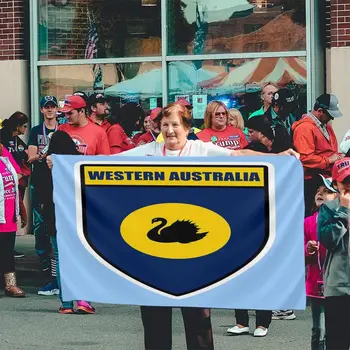 Наклейки, подарки, маски и товары с флагом Западной Австралии (GF)