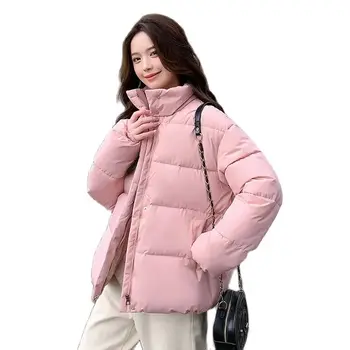 Новая зимняя куртка 2023, модная женская одежда с хлопковой подкладкой, утепляющая, сохраняющая тепло, Корейская версия, хлопковое пальто, парка женская