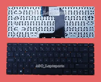 Новая испанская клавиатура Teclado для HP Pavilion 14-ar 14-ar000 14-ar100 14-as 14-as000 14-ad 14g-ad000 14g-ad100 14q-aJ000 Черный