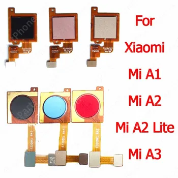 Новое Сенсорное Меню Датчик Отпечатков Пальцев Гибкий Кабель Для Xiaomi Mi A2 Lite 6X A1 5X A3 CC9e Замена Сканера Отпечатков пальцев