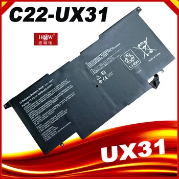 Новый аккумулятор для ноутбука C22-UX31 для ASUS Zenbook UX31 UX31A UX31E UX31E-DH72 C22-UX31 C23-UX31 7,4 V 50WH/6840mAh