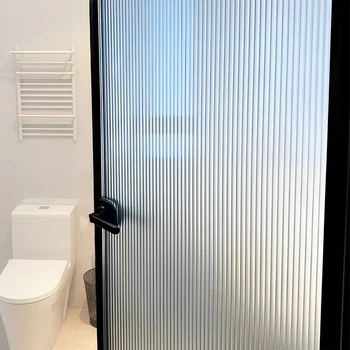 Пленка для защиты окон шкафа своими руками, Антиадгезивная Статическая наклейка из тростника, Анти-УФ для стеклянной ванной комнаты, домашнего офиса, водонепроницаемая
