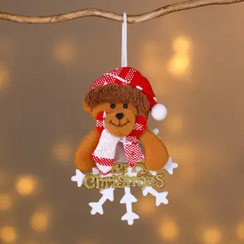 Праздничная подвеска для посиделок, подвеска на Рождественскую елку, очаровательная табличка с буквами в виде снежинки, праздничная Рождественская елка.
