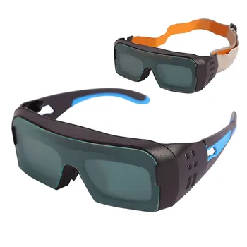 Сварочные очки с автоматическим затемнением, защитные очки для сварщика на солнечной энергии, Аргонодуговая сварка, Очки для электросварки