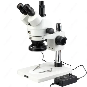 Стереомикроскоп с анатомическим увеличением-AmScope Supplies3.5X-90X Тринокулярный Инспекционный Стереомикроскоп С анатомическим увеличением + 144 светодиода