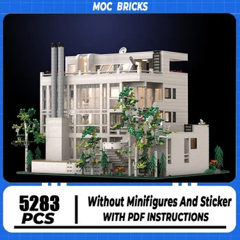 Строительный блок Moc Douglas House Model Technology Brick Сборка своими руками Модульная игрушка с видом на улицу в городе для праздничного подарка