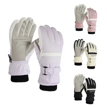 Теплые перчатки Противоскользящие Теплые трикотажные перчатки с сенсорным экраном для холодной погоды, пешие прогулки, вождение, бег, велосипедные перчатки для мужчин и женщин