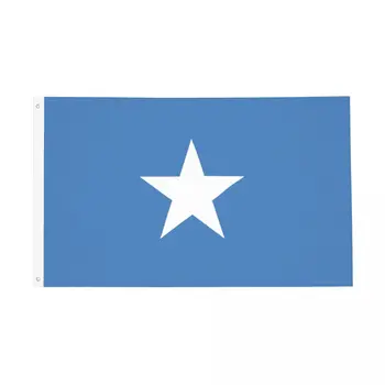 Флаг Сомали Флаг Открытый Баннер Всепогодное Сомалийское Подарочное Украшение Двухсторонние Флаги 60x90 90x150 см
