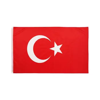 Флаг Турции размером 3X5 футов для декора.