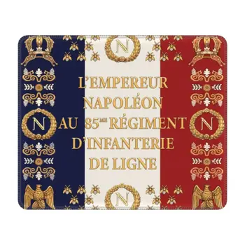 Французский Наполеоновский Флаг 85-го Полка, ПЕРЕДЕЛАННЫЙ Коврик для мыши, Водонепроницаемый Игровой Коврик для мыши, Нескользящая Резиновая Основа, Офисный коврик для ноутбука