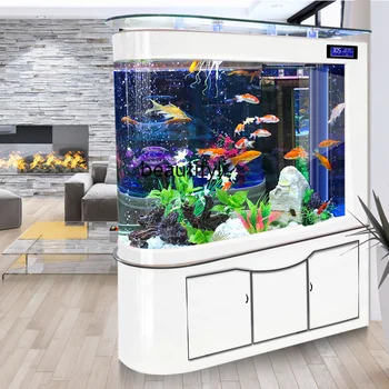 Экран для гостиной в виде пули, современный аквариум, большой донный фильтр для аквариума с драконами