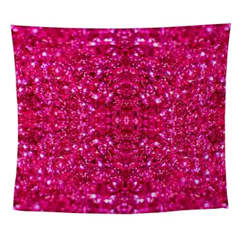ярко-розовый блестящий Настенный Гобелен с Рисунком насекомых Украшение комнаты Полотенце Коврик Подвесное Красивое Одеяло